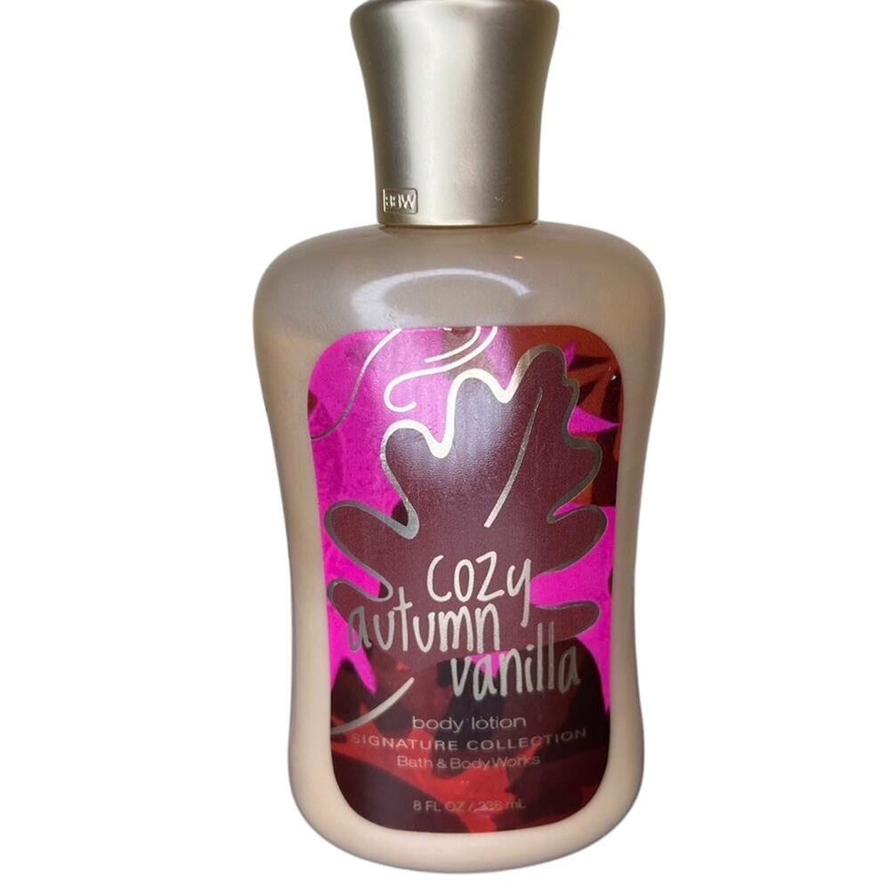 Bath & Body Works‎ Cozy Autumn Vanilla Lotion Discontinued Rare 8oz New